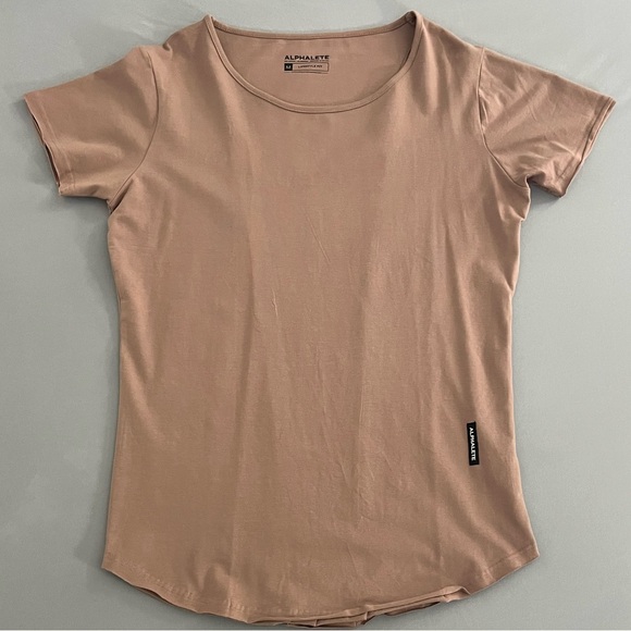 Alphalete Scoop Neck Tee - Anchor - Picture 2 of 3